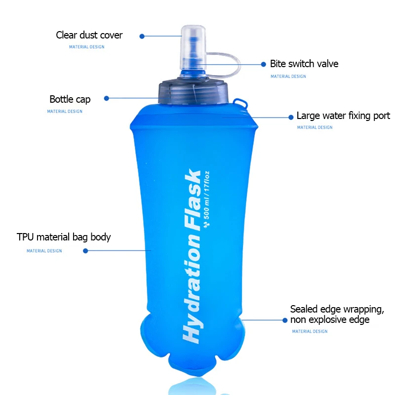 250ml 500ml 750ml Portable Fol - đánh giá và giá Water Bag Collapsible