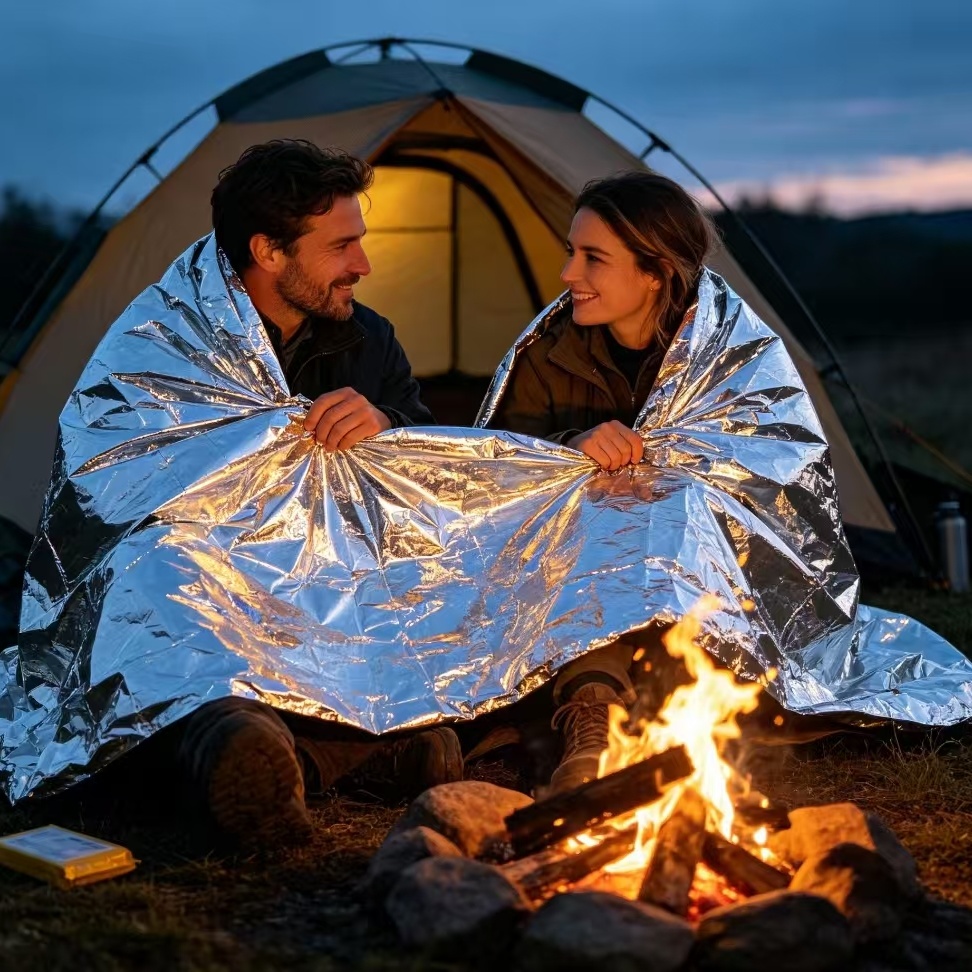 Mylar Thermal Emergency Blanke - đánh giá và giá Emergency Mylar Tent